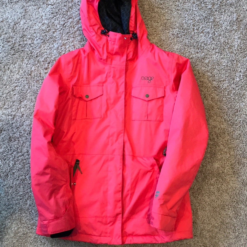 Coral winter/ski jacket